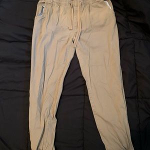 Tan Joggers